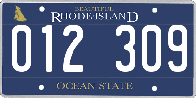 RI license plate 012309