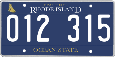 RI license plate 012315