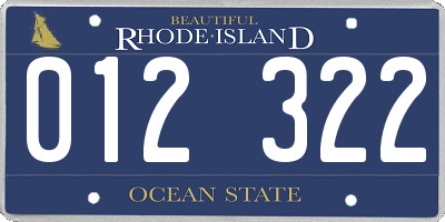 RI license plate 012322