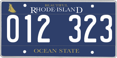 RI license plate 012323