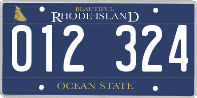 RI license plate 012324