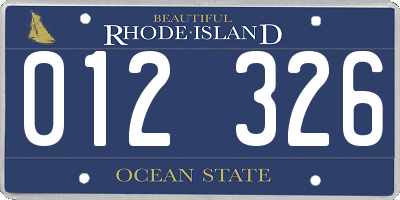 RI license plate 012326