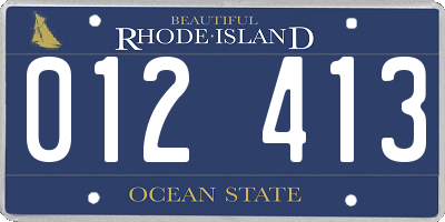 RI license plate 012413