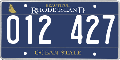 RI license plate 012427