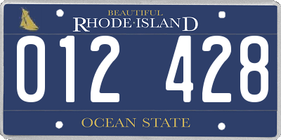 RI license plate 012428