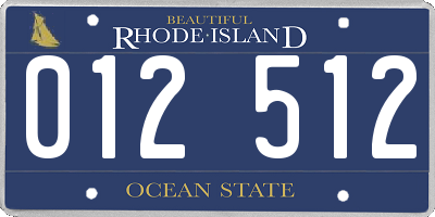 RI license plate 012512