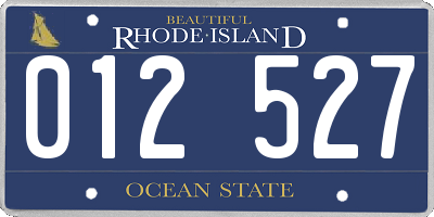 RI license plate 012527