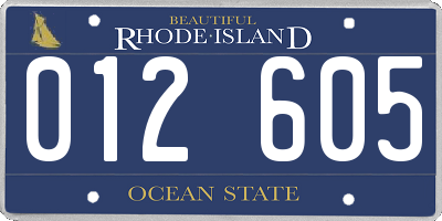 RI license plate 012605