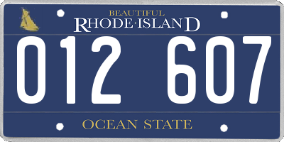 RI license plate 012607