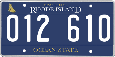 RI license plate 012610