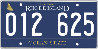 RI license plate 012625