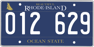 RI license plate 012629