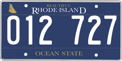 RI license plate 012727