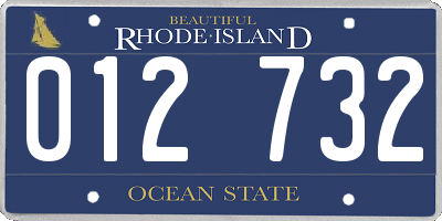 RI license plate 012732