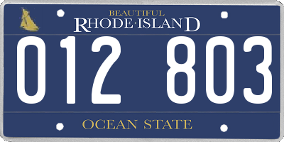 RI license plate 012803