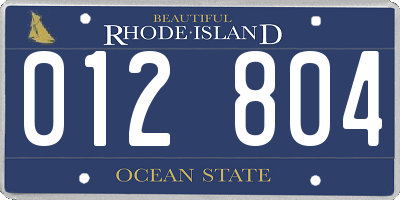 RI license plate 012804