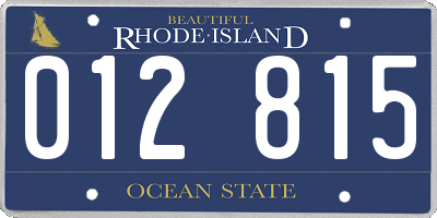 RI license plate 012815