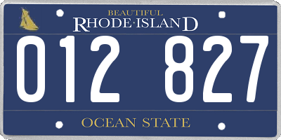 RI license plate 012827