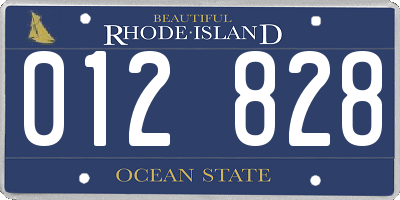 RI license plate 012828