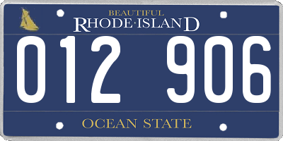 RI license plate 012906