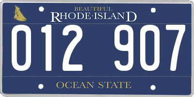 RI license plate 012907