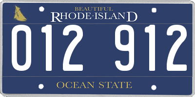 RI license plate 012912