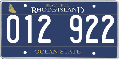 RI license plate 012922