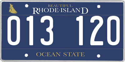 RI license plate 013120