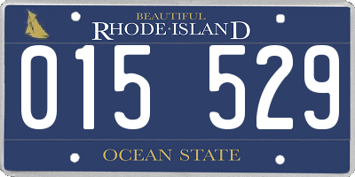 RI license plate 015529