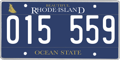 RI license plate 015559