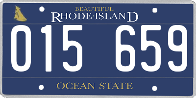 RI license plate 015659