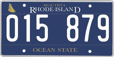 RI license plate 015879