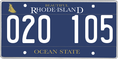 RI license plate 020105