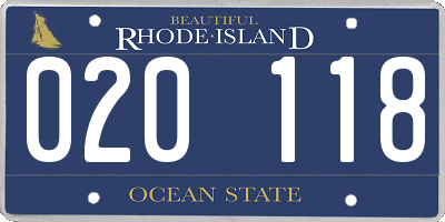 RI license plate 020118