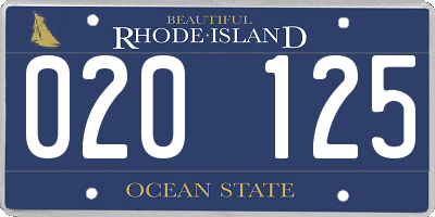 RI license plate 020125