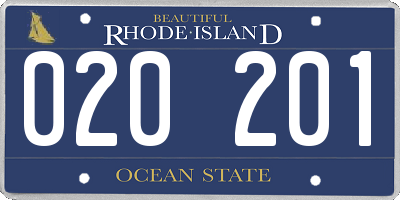 RI license plate 020201