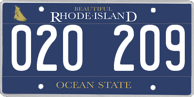 RI license plate 020209