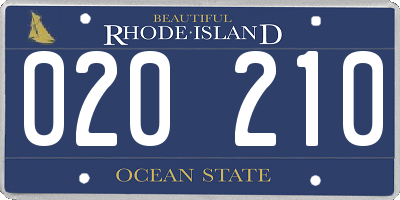 RI license plate 020210