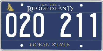 RI license plate 020211