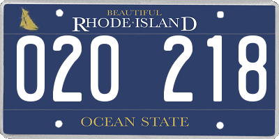 RI license plate 020218