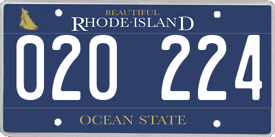 RI license plate 020224