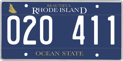 RI license plate 020411