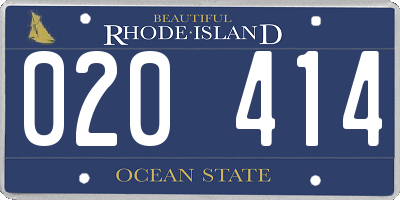 RI license plate 020414