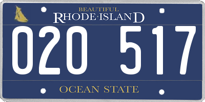 RI license plate 020517