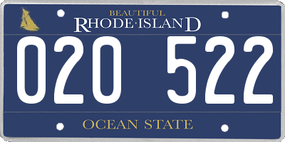 RI license plate 020522