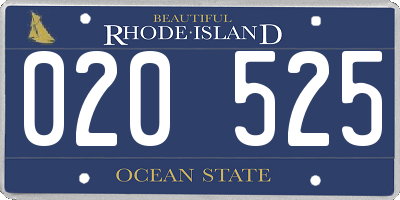 RI license plate 020525