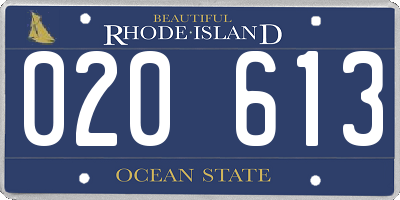 RI license plate 020613