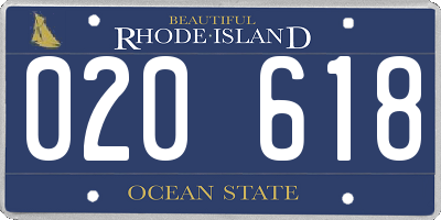 RI license plate 020618