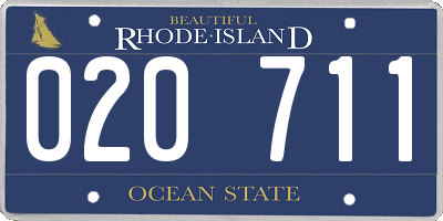 RI license plate 020711