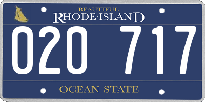 RI license plate 020717